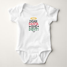 Dear Santa she dit it