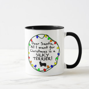 Dear Santa Silky Terrier Mug