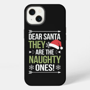 Dear Santa They Are The Naughty Ones Christmas iPhone 13 Case