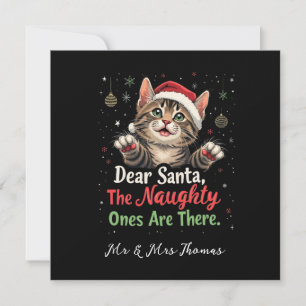 Dear Santa, They Are the Naughty Ones Funny Invitation