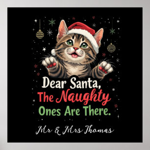  Dear Santa, They Are the Naughty Ones Funny  Poster