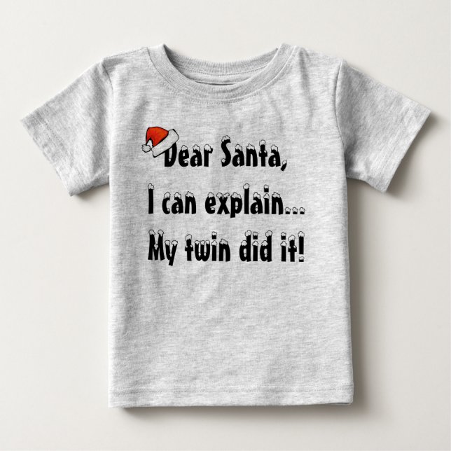 Dear Santa Twin Shirt (Front)