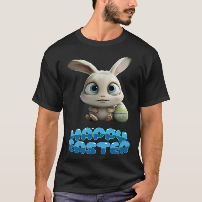 dear sweet happy Easter bunny T-Shirt (Front)