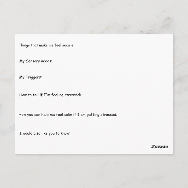 Dear Teacher Cards (Back)