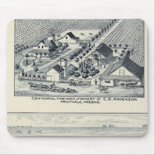 Deardorff and Centennial Vineyards, California Mouse Pad