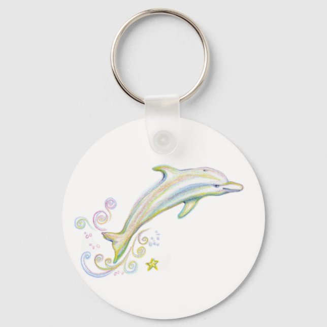 Dearest Dolphin Keychain (Front)