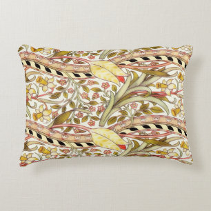 Dearle Daffodil Vintage Floral Decorative Pillow