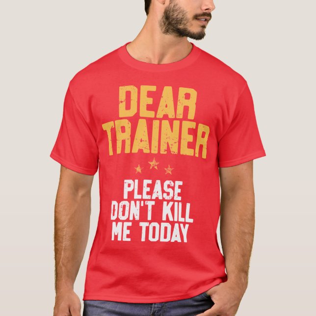 Dearrainer Please Dont Kill Me retro T-Shirt (Front)