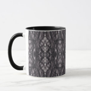 Death Abstract Dark Black Watercolor Art Mug