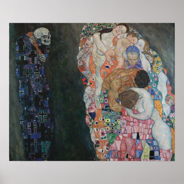 Death and Life by Gustav Klimt - Poster (Front)