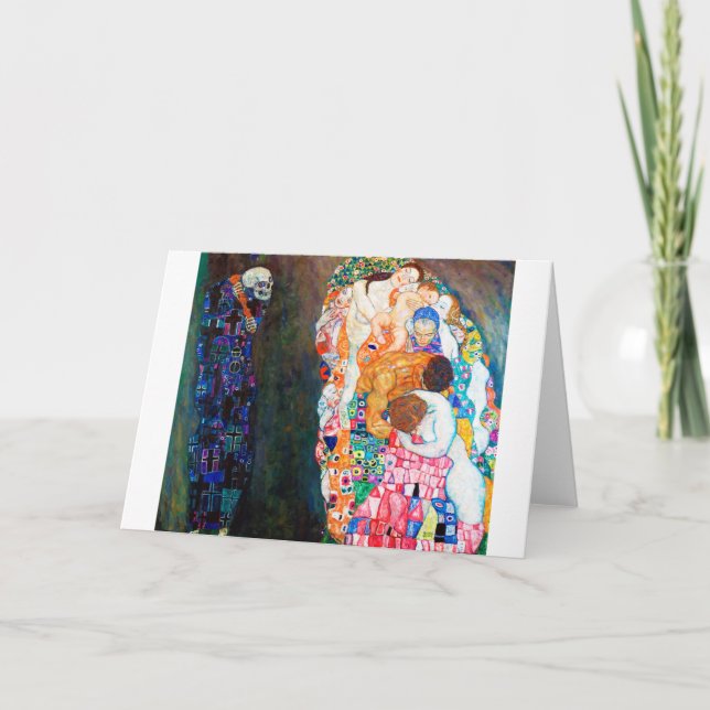Death and Life, Gustav Klimt Card (Front)