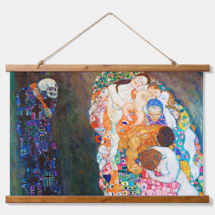 Death and Life, Gustav Klimt Hanging Tapestry