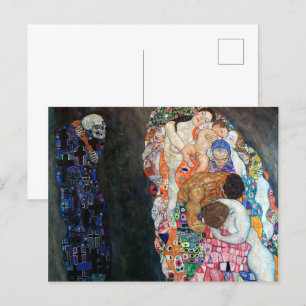 Death and Life   Gustav Klimt   Postcard