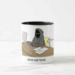 Death and Taxes mug