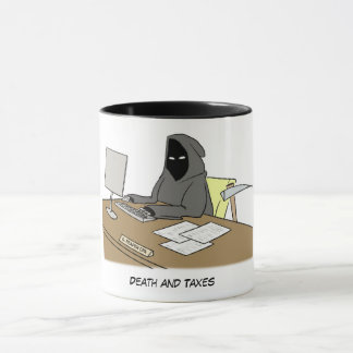 Death and Taxes mug