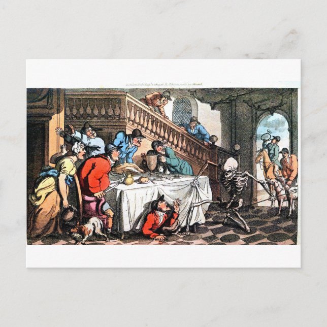 Death and the fox hunt postcard (Front)