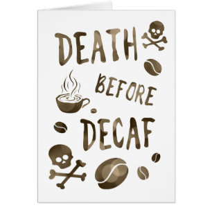 death before decaf bokeh