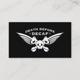 death before decaf loyalty card