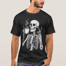  Death Before Decaf – Skeleton Coffee Lover Design