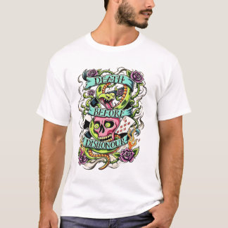 Death Before Dishonor-flash style graphic tee
