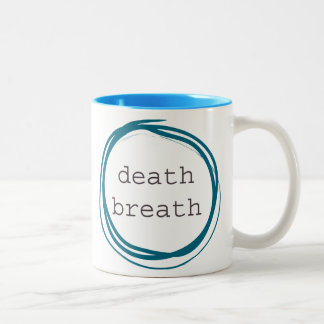Death Breath Funny Two-Tone Coffee Mug