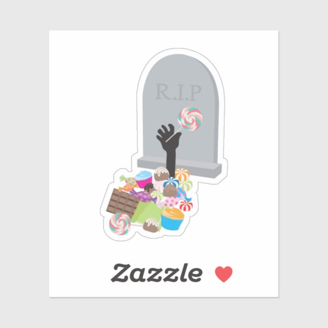 Death by Candy Halloween Design (Sheet)