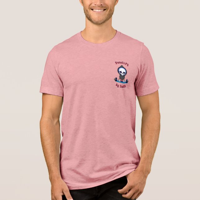 Death by Deadlift Tri-Blend Shirt (Front)