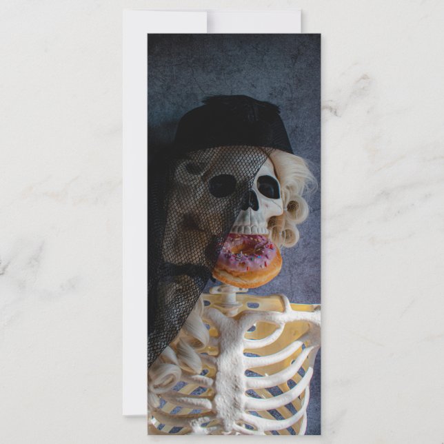 Death by Doughnut  Holiday Card (Front)