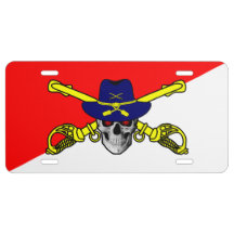 Death Cav Sabres License Plate