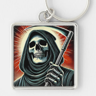 death character illustration keychain