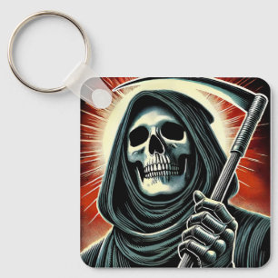 death character illustration keychain