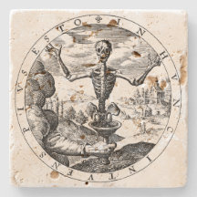 Death Comes To Salem Stone Coaster