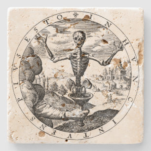 Death Comes To Salem Stone Coaster