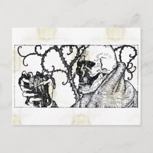 Death Eating Postcard
