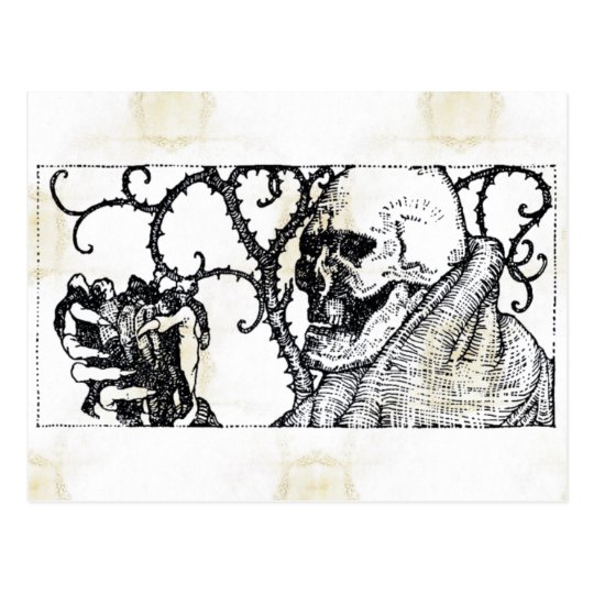 Death Eating Postcard