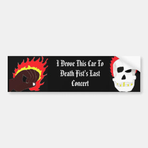 Death Fist Bumper Sticker