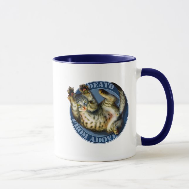 Death From Above kitty mug (Right)