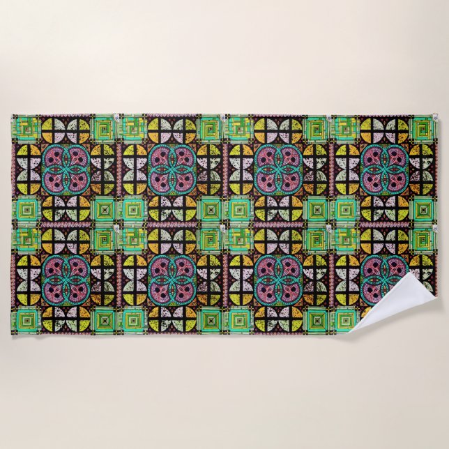 "Death Game" Beach Towel (Front)
