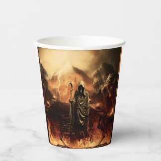 Death has no mercy paper cups