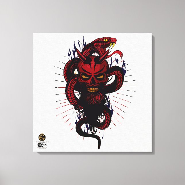 Death head G-Skulls Renegade series 12 of 12 Canvas Print (Front)