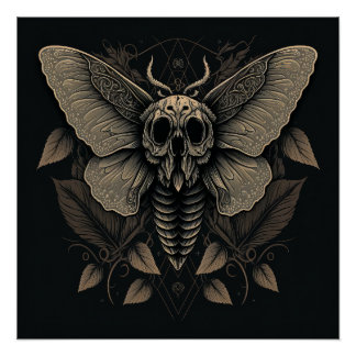 Death Head Moth Poster (Gloss)