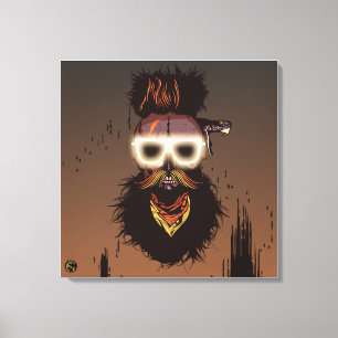 Death head punk hipster G-skulls snake skull Canvas Print