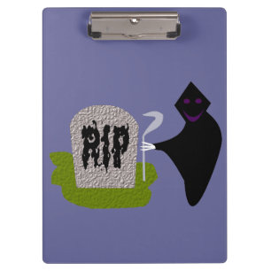 Death in the Cemetery Clipboard