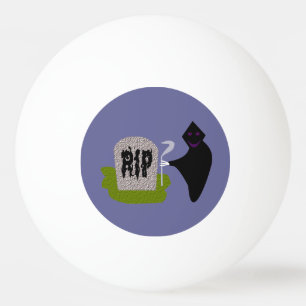 Death in the Cemetery Halloween Ping Pong Ball