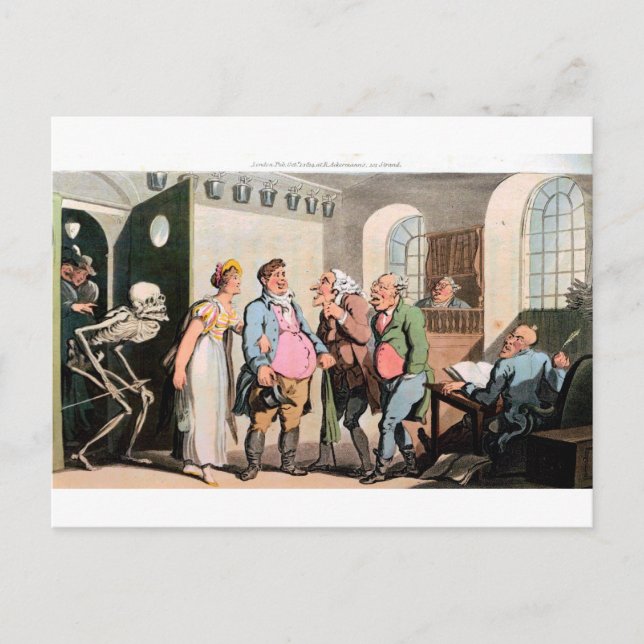 Death in the Court postcard (Front)