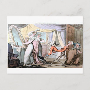 Death in the Ladies Boudoir  postcard