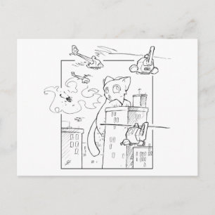 Death Kitten Postcard