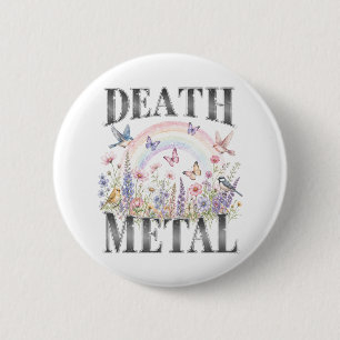 Death Metal 2 Inch Round Button