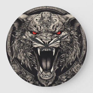 Death Metal Band Mascot Wall Clocks