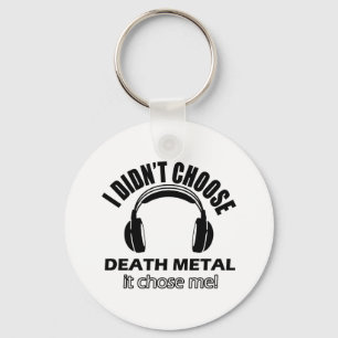 death metal designs keychain
